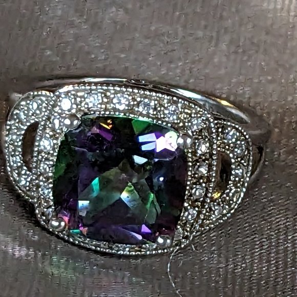 Mystic topaz ring NVC - Picture 2 of 9
